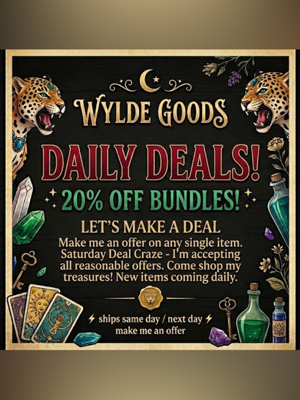 LET’S MAKE A DEAL!! Saturday Sale!